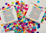 Ready Confetti - Back to School