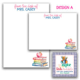 Teacher Notepad/ Notecards - Teacher Appreciation - Ink-credible!