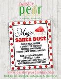 Magic Santa Dust - Christmas Treat Tags