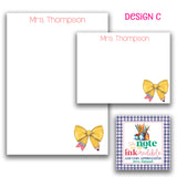 Teacher Notepad/ Notecards - Teacher Appreciation - Ink-credible!