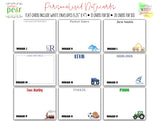 Personalized Flat Notecards - Christmas Special
