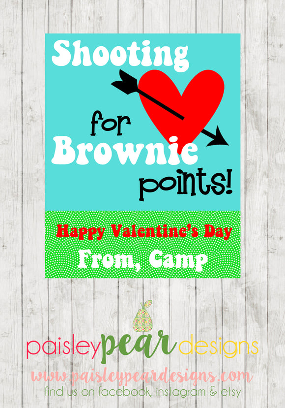 Brownie Points - Valentine Tags