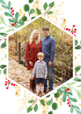 Merry and Bright Greenery - Christmas Photo Card