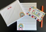 Teacher Notepad/ Notecards with a little FLAIR