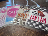 Backpack Tags - Custom Designs Available