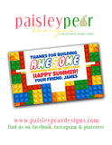 Building Memories - End of School Treat Tag - Digital Available