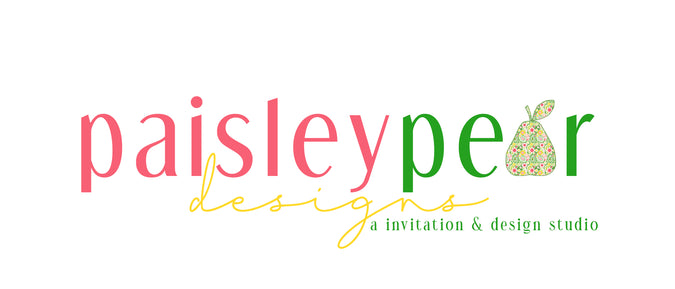 Paisley Pear Designs and Invites 