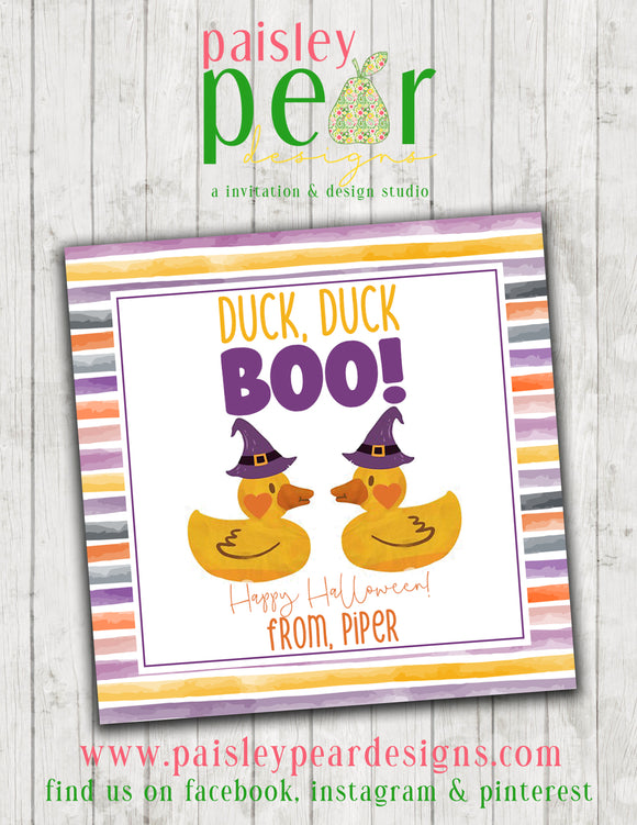 Duck Duck Boo - Assembled with Rubber Duck - Digital Available
