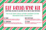 Elf Hello & Goodbye Package - Christmas Goodies - Elf on the Shelf
