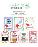 Teacher Gift Card Holder - Teacher Appreciation/End of School - Prints or Digital