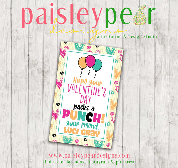 Packs a Punch - Valentine Tags - Digital Available