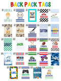 Backpack Tags - Custom Designs Available