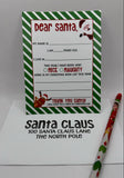 Dear Santa Letter - Packaged with Envelope and Pencil