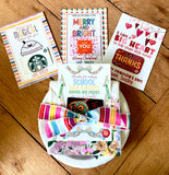 School Year Box - Monthly Teacher Gifts - Gift for each Month of the School Year