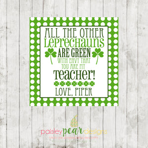 Green with Envy Teacher - St. Patrick's Day