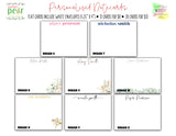 Personalized Flat Notecards - Christmas Special