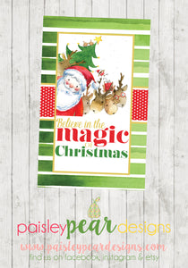 Believe in the Magic - Christmas Treat Tags