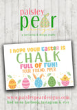 Chalk full of Fun Easter - Easter Treat Tags