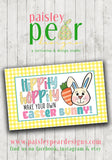 Create Your Own Easter Bunny - Easter Treat Tags