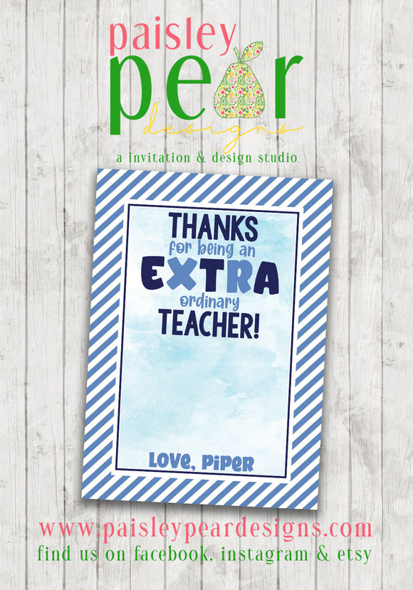 Andaz Press 20-Pack Teacher Appreciation Classic Gift Tags with String  Teacher Appreciation Tags Back to School Gift Tags for Teacher Appreciation  Gifts Thank You Gift Wrapping Packaging, 2 x 3.75 