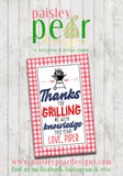 Grilling me with Knowledge - Gift Set - Teacher Appreciation