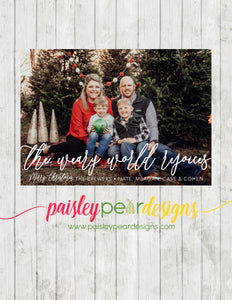 The Weary World Rejoices - Full Image - Christmas Card