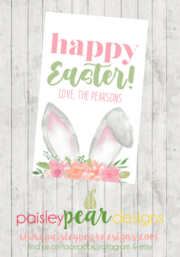 Happy Easter - Bunny Ears Tag