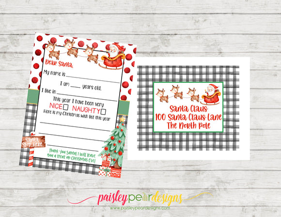 Harper Santa Note Santa Letter Paper
