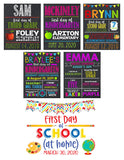 Back to School Sign - 8x10 - 11x14 - Digital