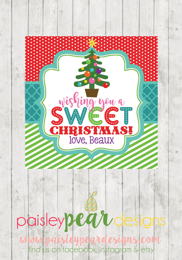 Sweet Christmas - Christmas Treat Tags