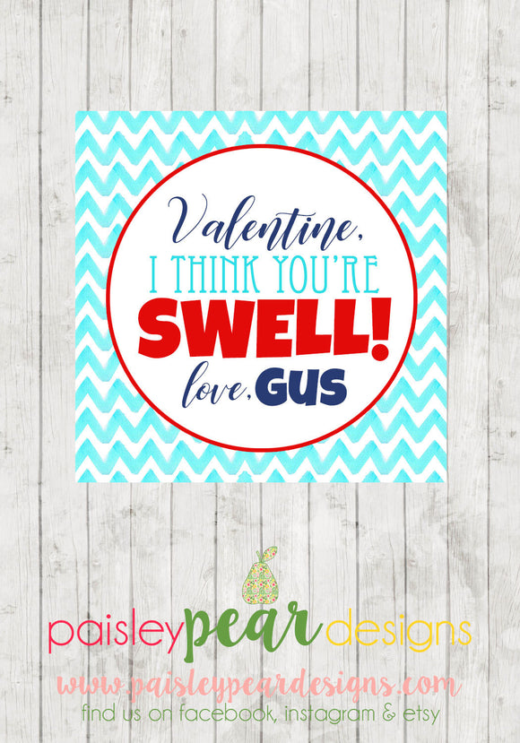 Swell Valentine - Valentine Tags