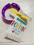Summer is Poppin' Treat Tag