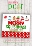 Merry Squishmas Treat Tag - Christmas Treats